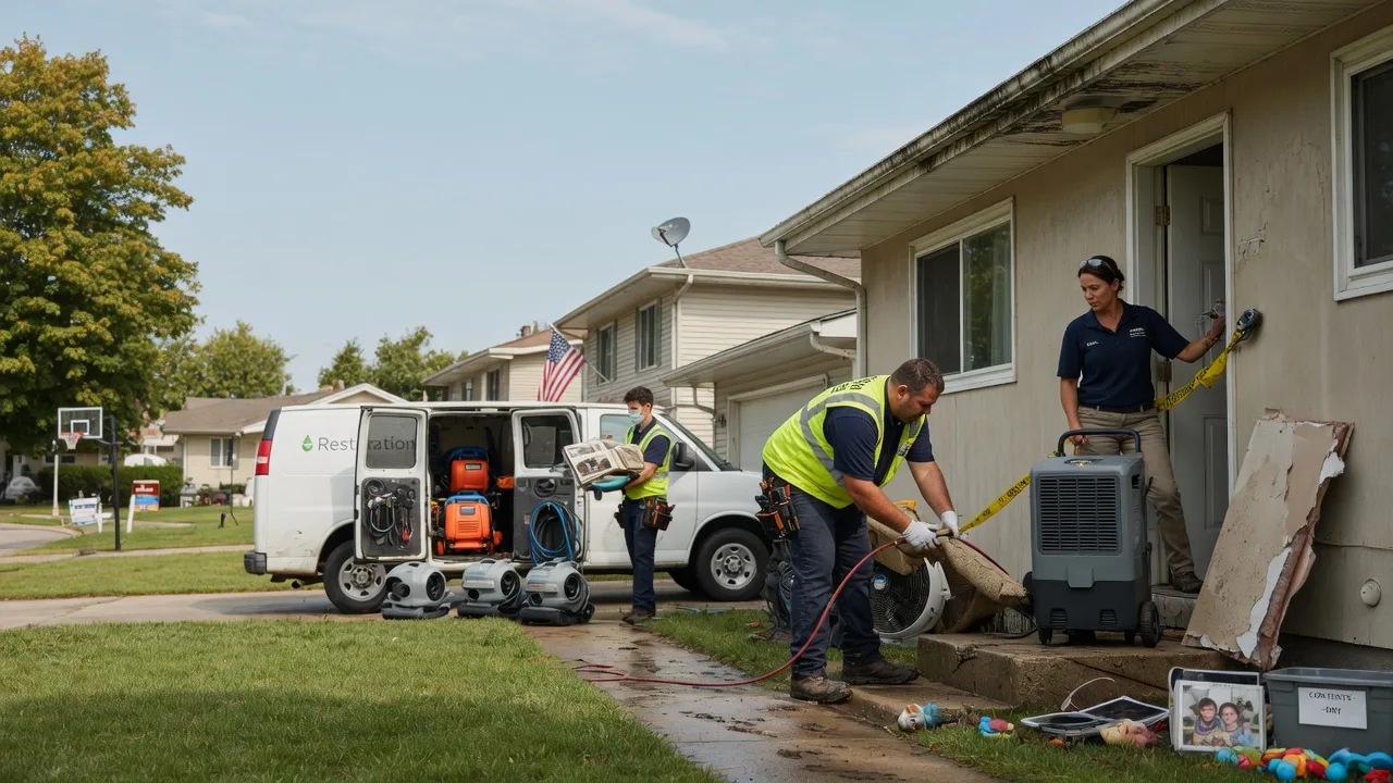 Water Damage Restoration in Mason City, IL near me
